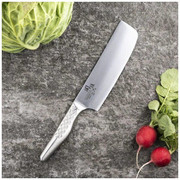 Японский кухонный (бытовой) Нож Sekisonroku Takumi Sou Nakiri Knife AB5168 165mm