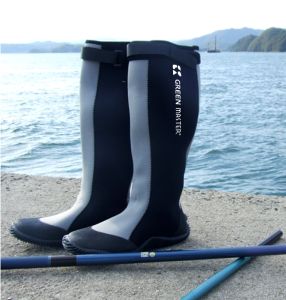 Японский Atom (неопреновые) Green Master 2620 (серо-чёрные)