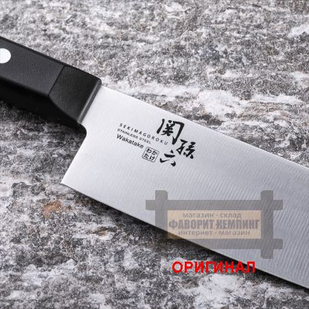Японский бытовой кухонный  нож KAI Nakiri AB5424