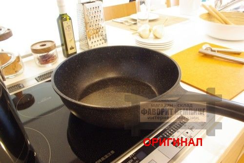 Японская сковорода с алмазно-мраморным покрытием Tafuko (JAPAN) F-7124 (28 см)