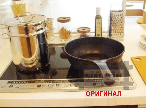 Японская сковорода с алмазно-мраморным покрытием Tafuko (JAPAN) F-7124 (28 см)