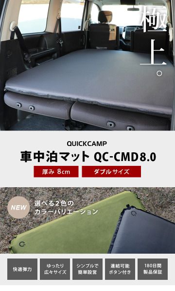Двухместный самонадувающийся коврик QC-CMD8.0a