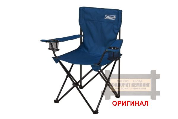 Японский, складной, туристический стул-кресло Coleman 38831 (синий)