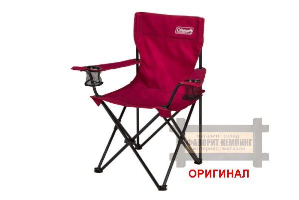 Японский, складной, туристический  стул-кресло Coleman 38830 (винный)