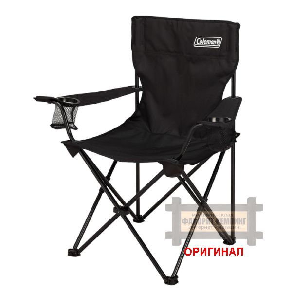 Японский, складной, туристический  стул-кресло Coleman 38829 (черный)