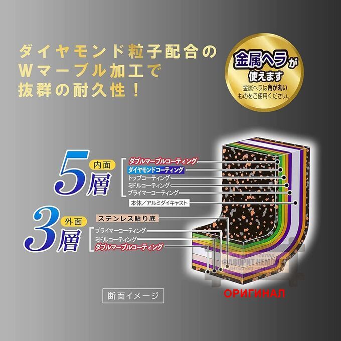 Японская сковорода Tafuсo F-7224 (28см)