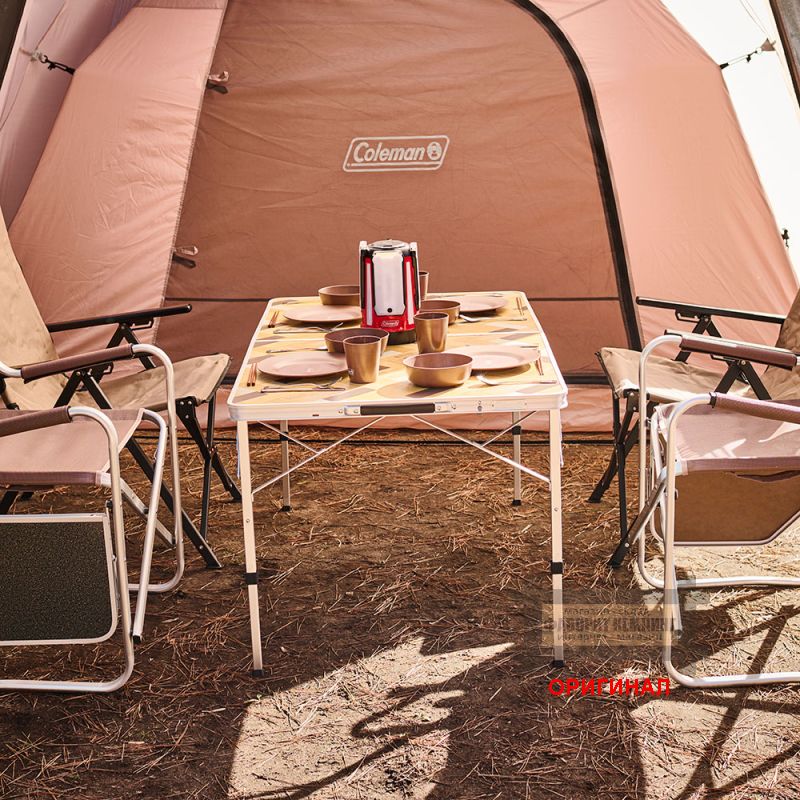 Японский раскладной туристический стол Coleman 150х70 Natural 2205811