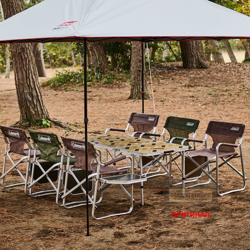 Японский раскладной туристический стол Coleman 150х70 Natural 2205811
