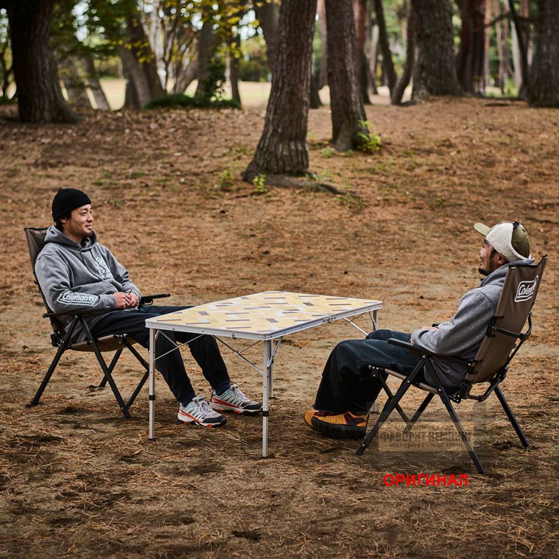 Японский  складной  туристический стол Coleman 120х70 Natural 2205813