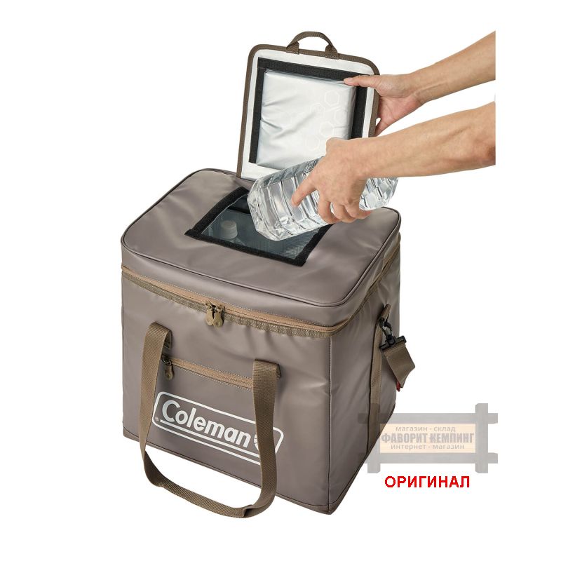 Японская термосумка Coleman Ultimate Ice Cooler II./35L Greige 2206785
