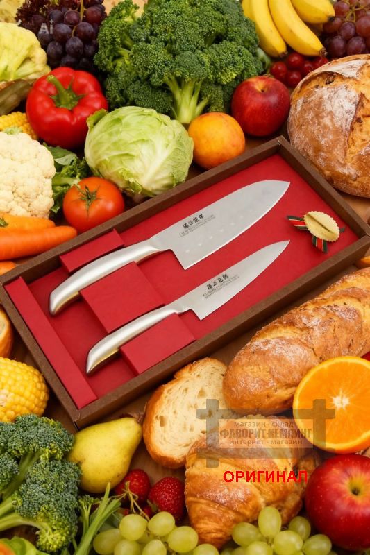 Набор бытовых кухонных ножей 2шт. Satake Sangyo EK2PCM Japan 