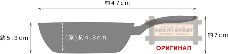 Японская сковорода Tafuсo F-7224 (28см)
