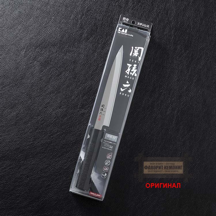 Японский бытовой кухонный Нож  Янагиба 180mm AK5075