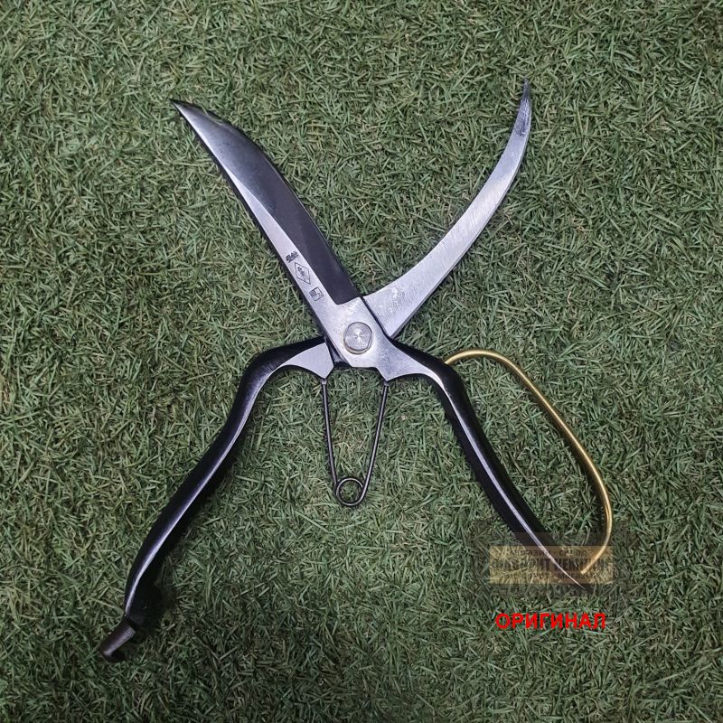 Японские садовые однолезвийные ножницы ручной ковки Hounen Azumagawa С-022-01