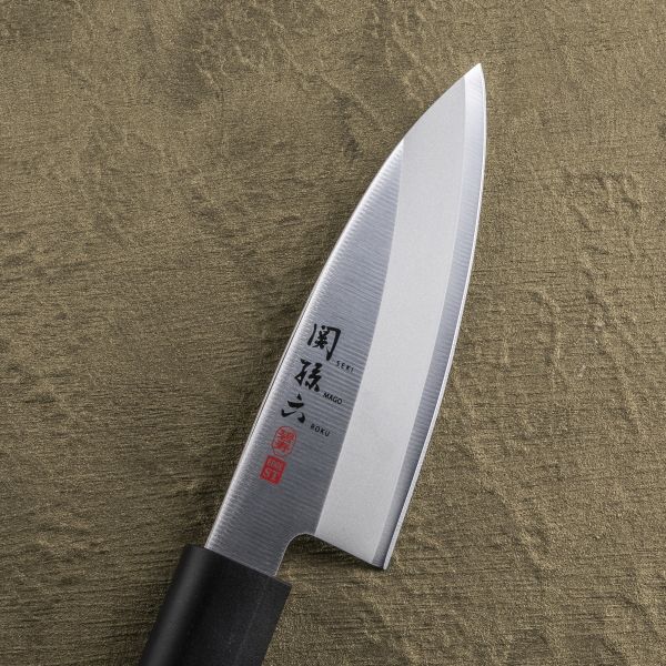 Японский кухонный (бытовой) нож Деба Kai Seki Magoroku Hekiju AK-5071 односторонний 