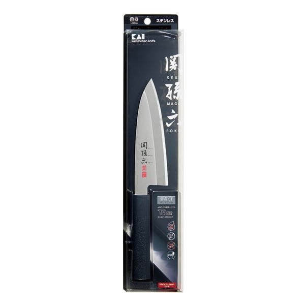 Японский кухонный (бытовой) нож дэба для разделки рыбы Kai Seki Magoroku Hekiju AK-5072