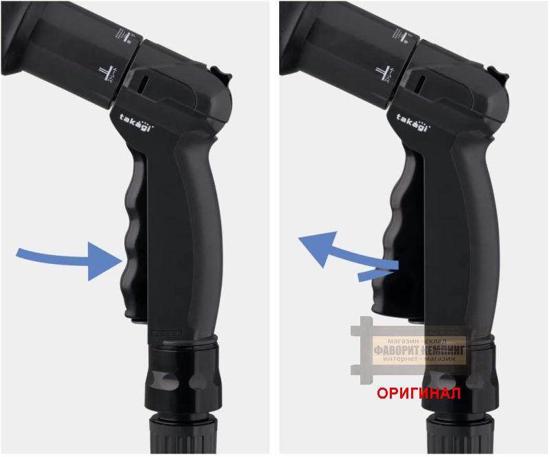 Японский  поливочный шланг Takagi с катушкой 30 м RT330CG