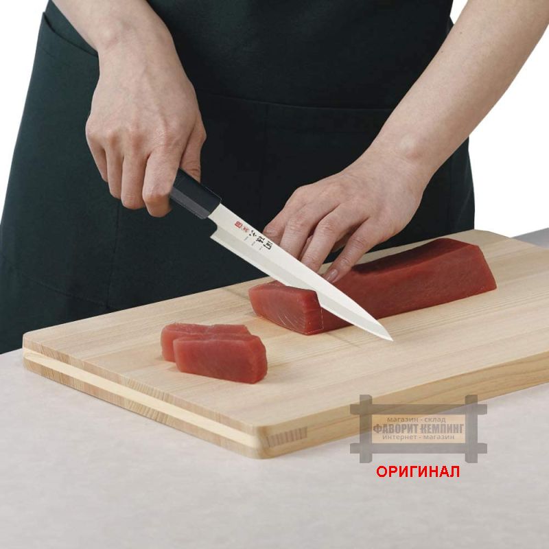 Японский бытовой кухонный Нож  Янагиба 180mm AK5075