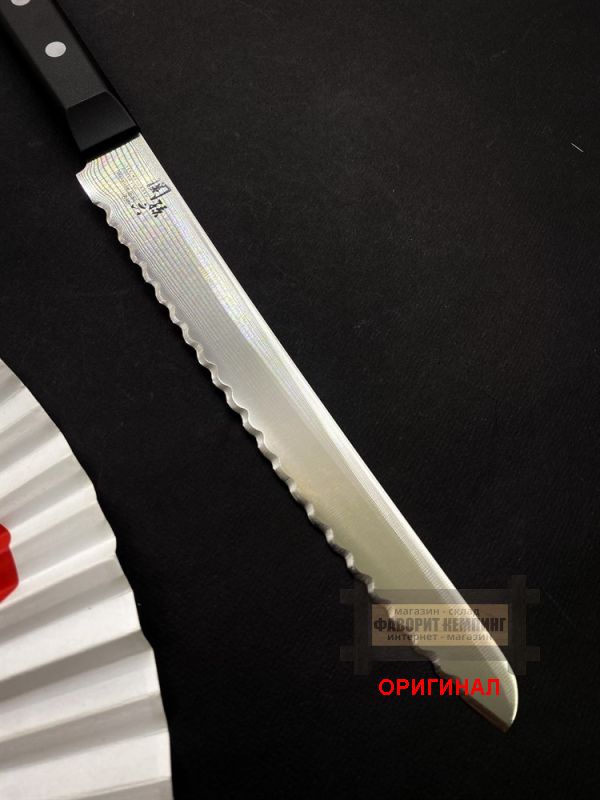 Японский бытовой кухонный нож для хлеба Kai AB5425