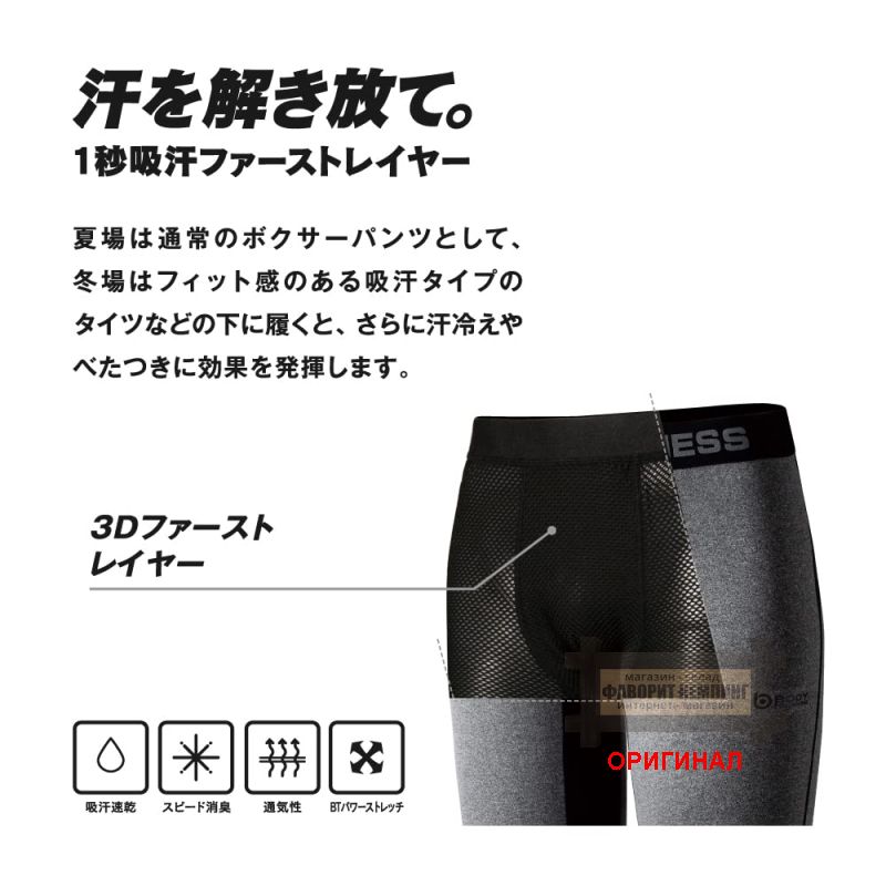 Японские термокальсоны Otafuku Boxers 3D  JW-519