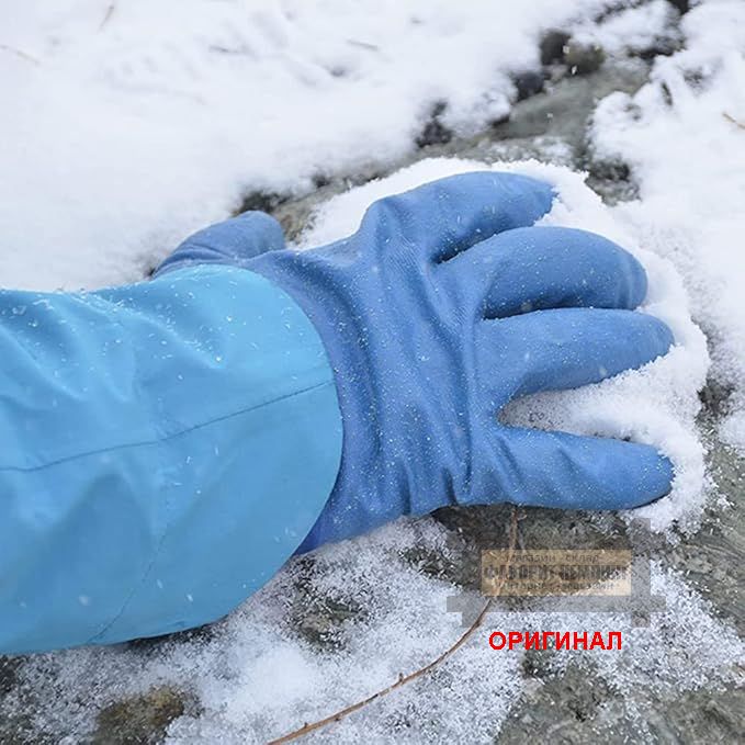 Японские утепленные перчатки Showa Blue 282