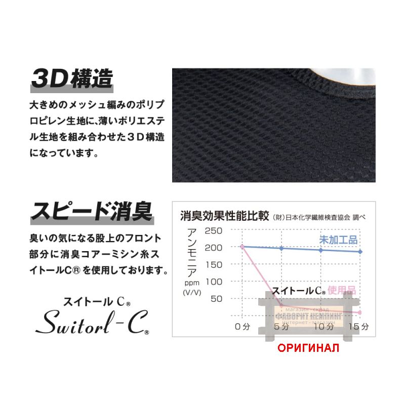 Японские термокальсоны Otafuku Boxers 3D  JW-519