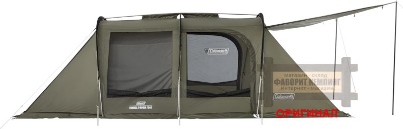 Японская фирменная кемпинговая палатка Coleman 520×260×180 см ( 2207110 )