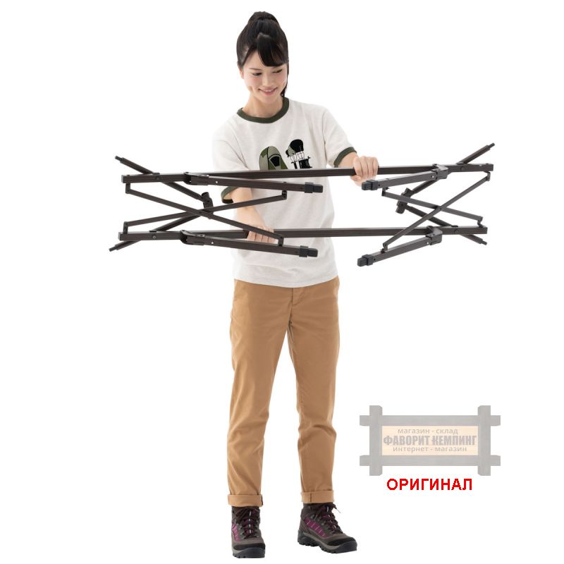 Японский туристический реечный стол LOGOS 90x50 Vintage 73185011