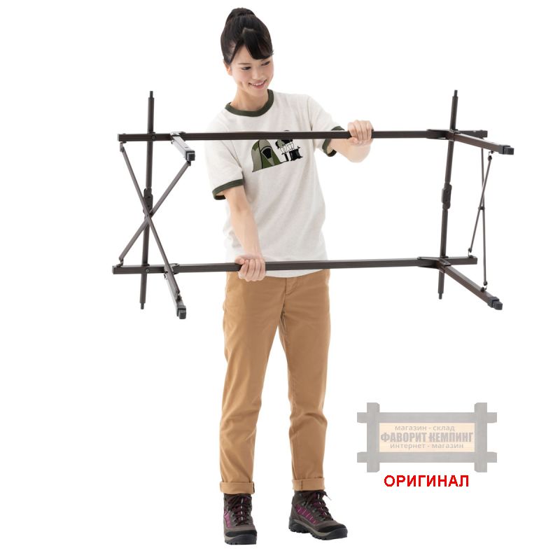 Японский туристический реечный стол LOGOS 90x50 Vintage 73185011