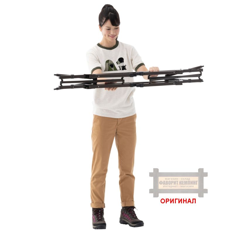 Японский туристический реечный стол LOGOS 90x50 Vintage 73185011