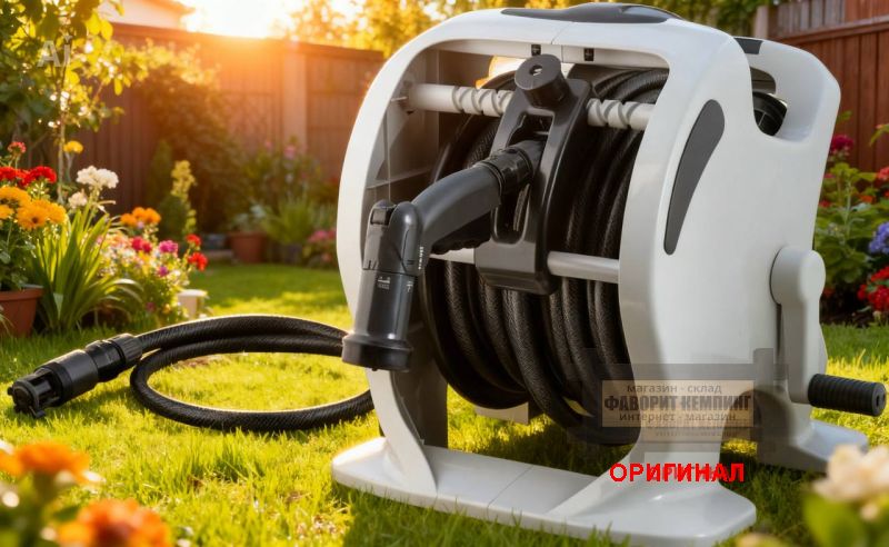 Японский  поливочный шланг Takagi с катушкой 30 м RT330CG