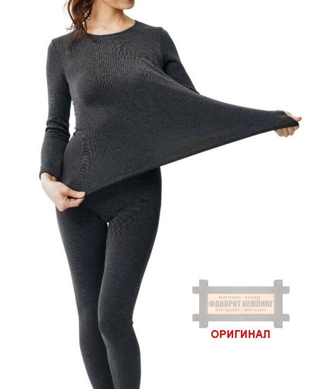 Женский комплект  Gunze Hotmagic Cерый (Made in Japan)