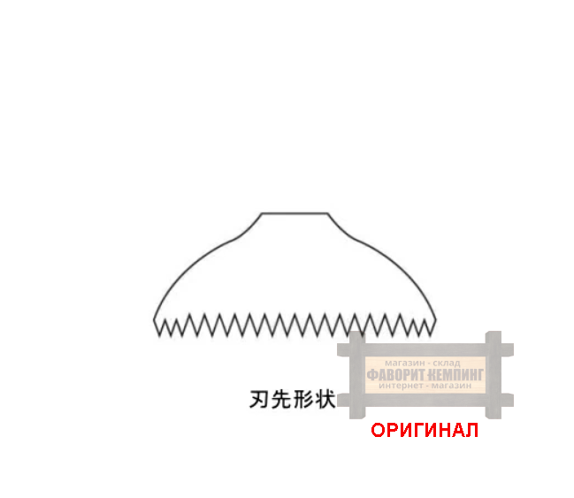 Японский полольник Mont Blanc Nagae Kusakeshiri Hanzuki Gizaba 4960092206321