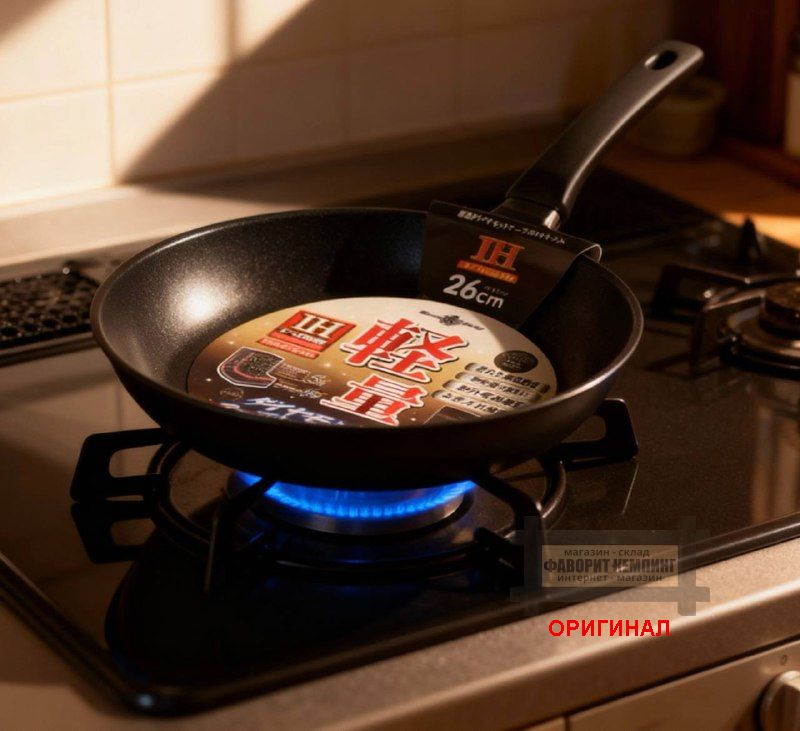 Японская сковорода с алмазно-мраморным покрытием Tafuko (JAPAN) F-7122 (26 см)