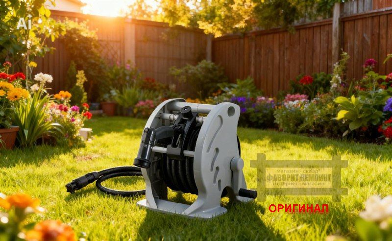 Японский  поливочный шланг Takagi с катушкой 20 м RT220CG