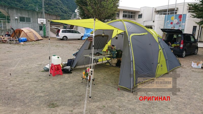  Японская, семейная, 4 -5 местная двухслойная палатка с предбанником LOGOS ROSY 71805561