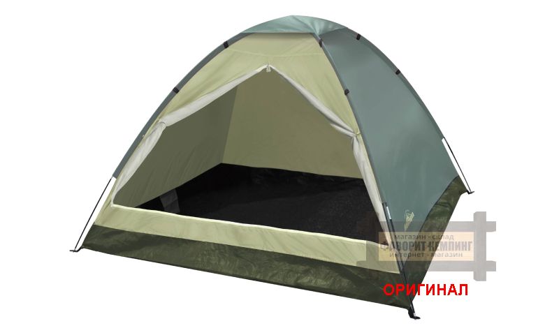Японская, лёгкая,  туристическая 2-х/3-х местная палатка Montagna Easy Camping HAC3482