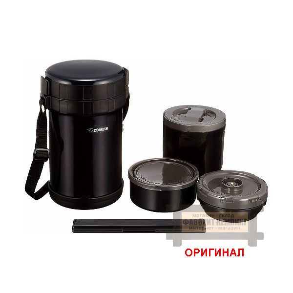 Японский 3-х секционный термос для еды Zojirushi , оригинал SL-XE20