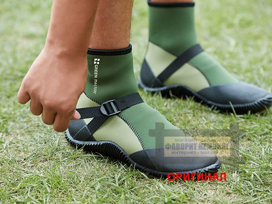 Японский atom (неопреновые) Green Master 2622 (Зелёный, красный ,черно-серый)