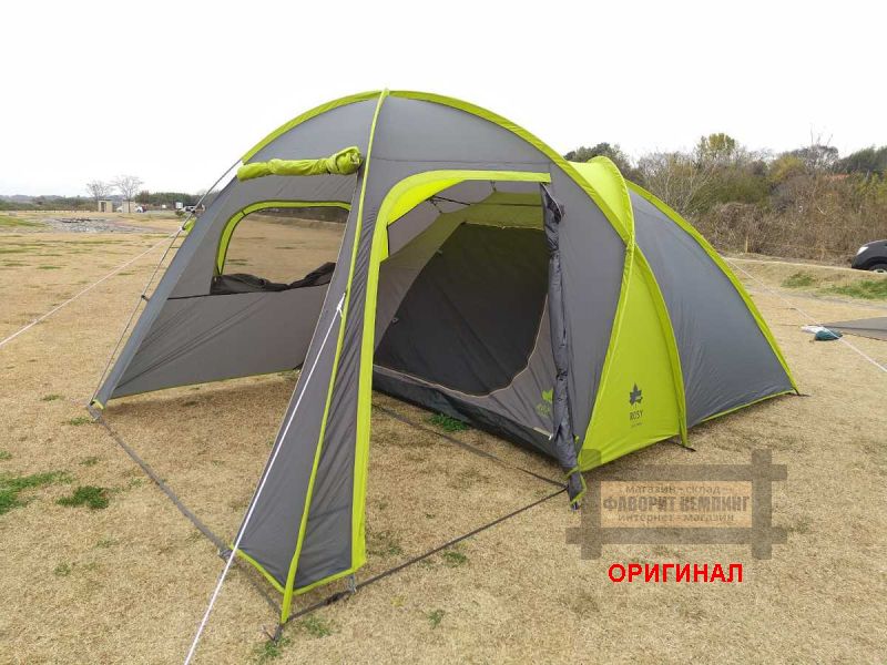 Японская, семейная, 4 -5 местная двухслойная палатка с предбанником LOGOS ROSY 71805561