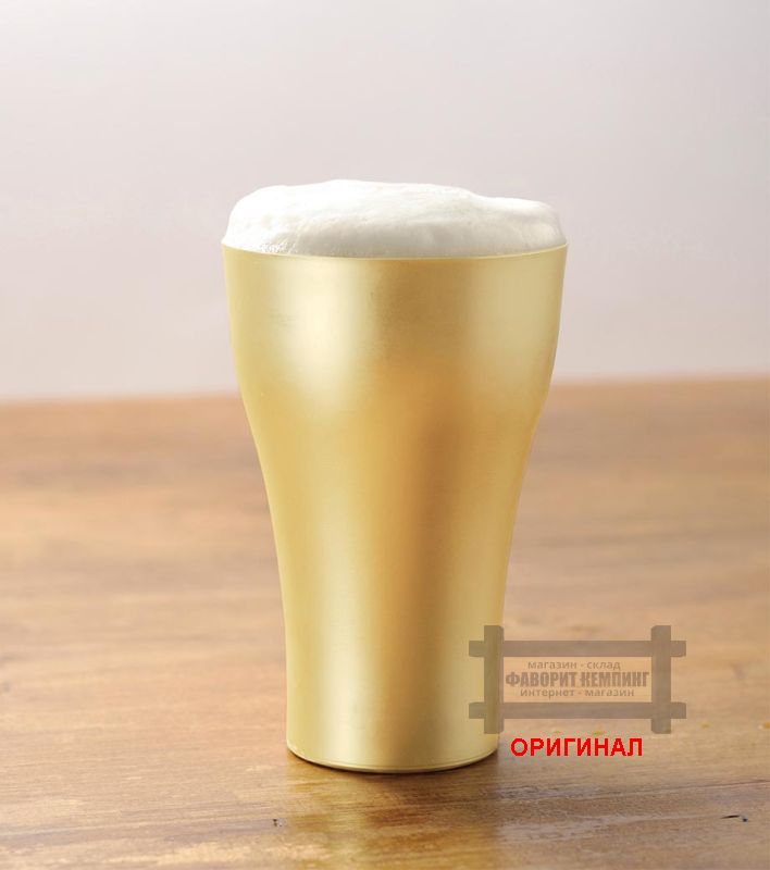 Подарочный набор: японский золотой стакан и многоразовый лед Utsumi Sangyo 051770
