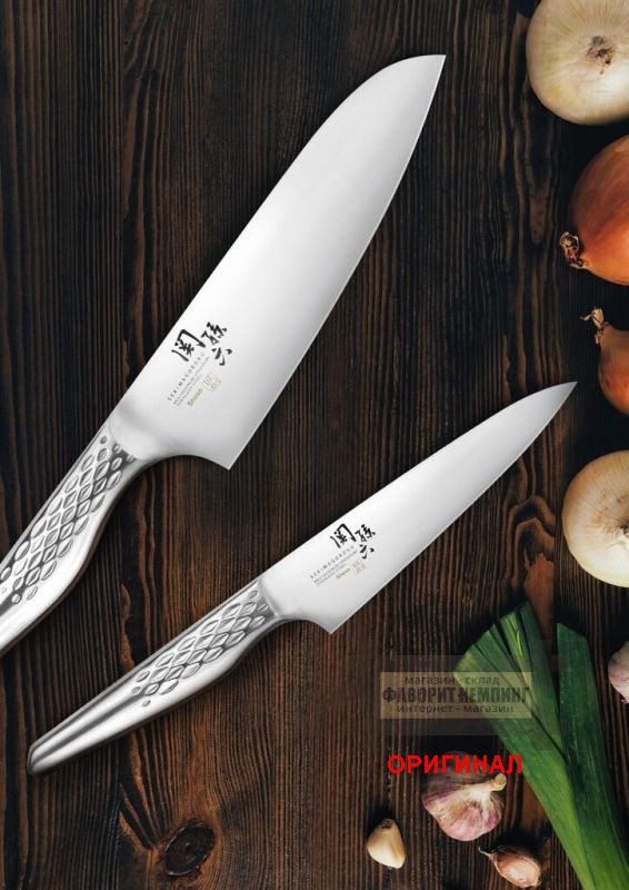 Японский бытовой кухонный  нож Sekisonroku Takumi Sou Petty knife Kai  АВ5163 120mm 