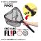 Японский силиконовый, складной, телескопический  подсачек PROX One-Hand Flip Net Adjuster Long PX442RAL (75-103см)