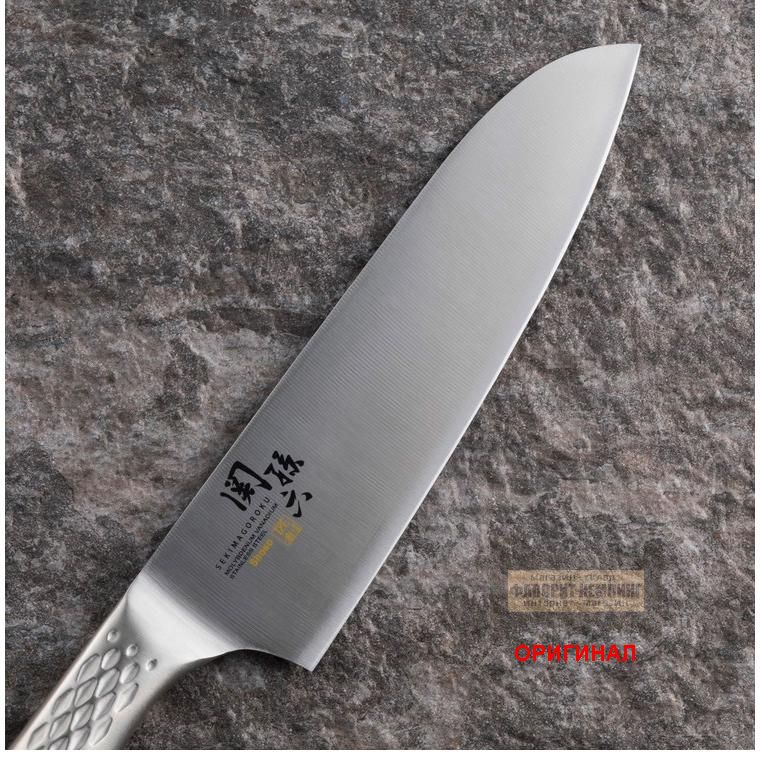 Японский бытовой кухонный Нож Sekisonroku Takumi Sou Santoku Knife AB5156 165mm