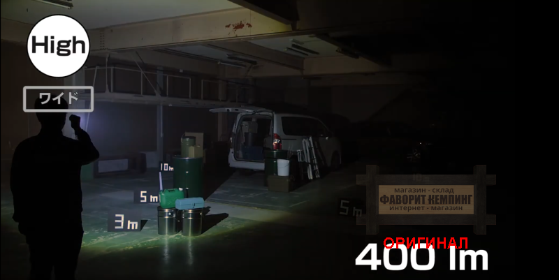 Японский ручной светодиодный фонарь Gentos RX-386R