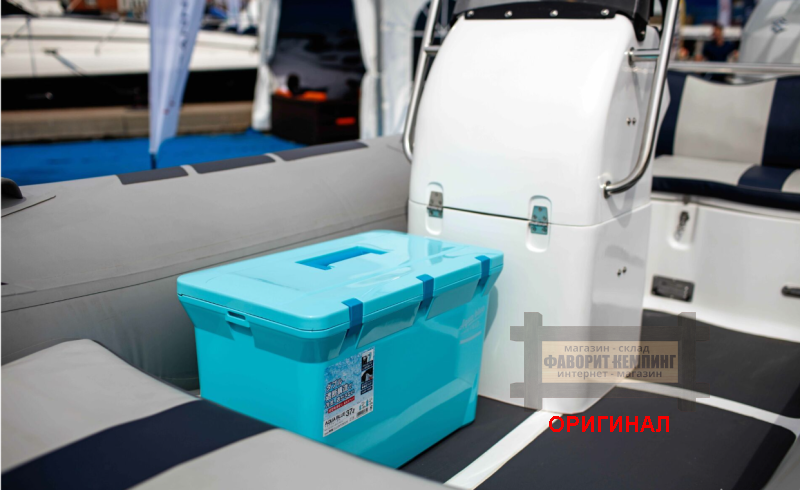Японский Кулбокс Shinwa  Aqua Blue 37A на 37 литров 