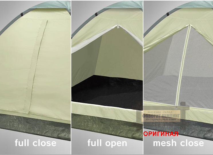 Японская, лёгкая,  туристическая 2-х/3-х местная палатка Montagna Easy Camping HAC3482