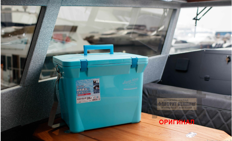 Японский Кулбокс Shinwa  Aqua Blue 28A на 28 литров 