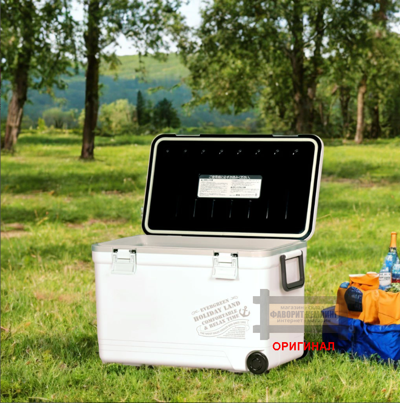 Японский кулбокс Shinwa на 33л WH/BL