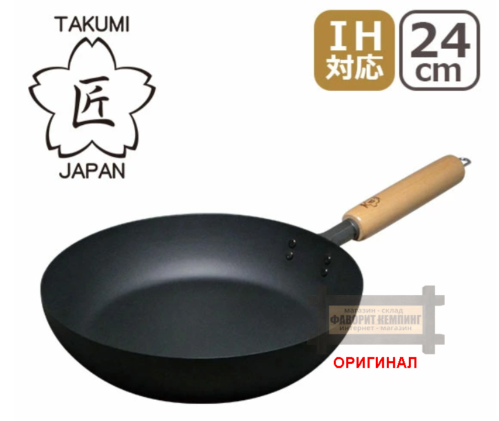 Японская сковорода  ( Японский чугун )  Takumi MGFR24